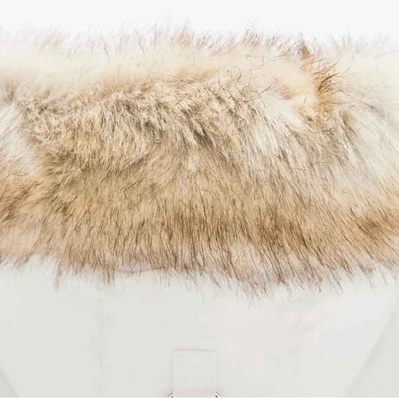 Zara Fur-Trimmed Long Winter Parka - Picture 5 of 12